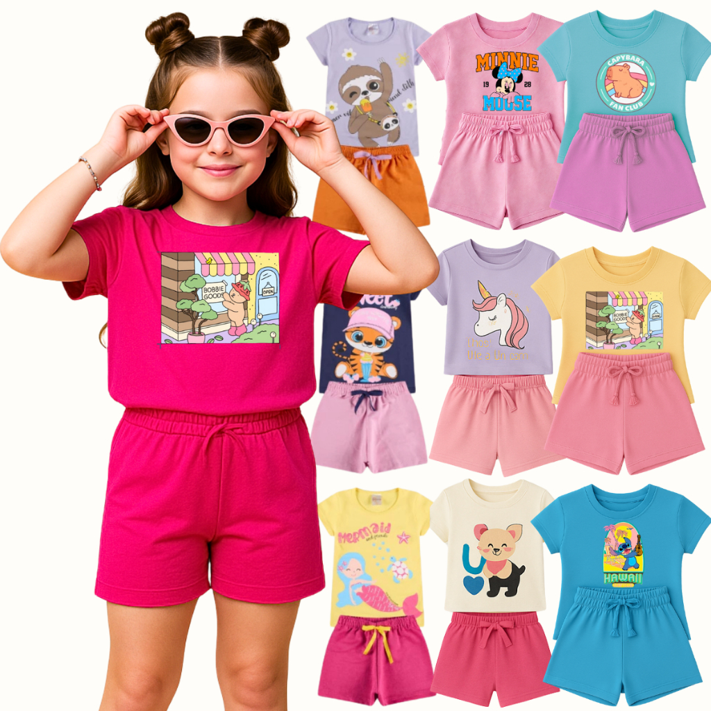 Kit 10 Peças Verão Roupas Infantil Menina ou 6 p