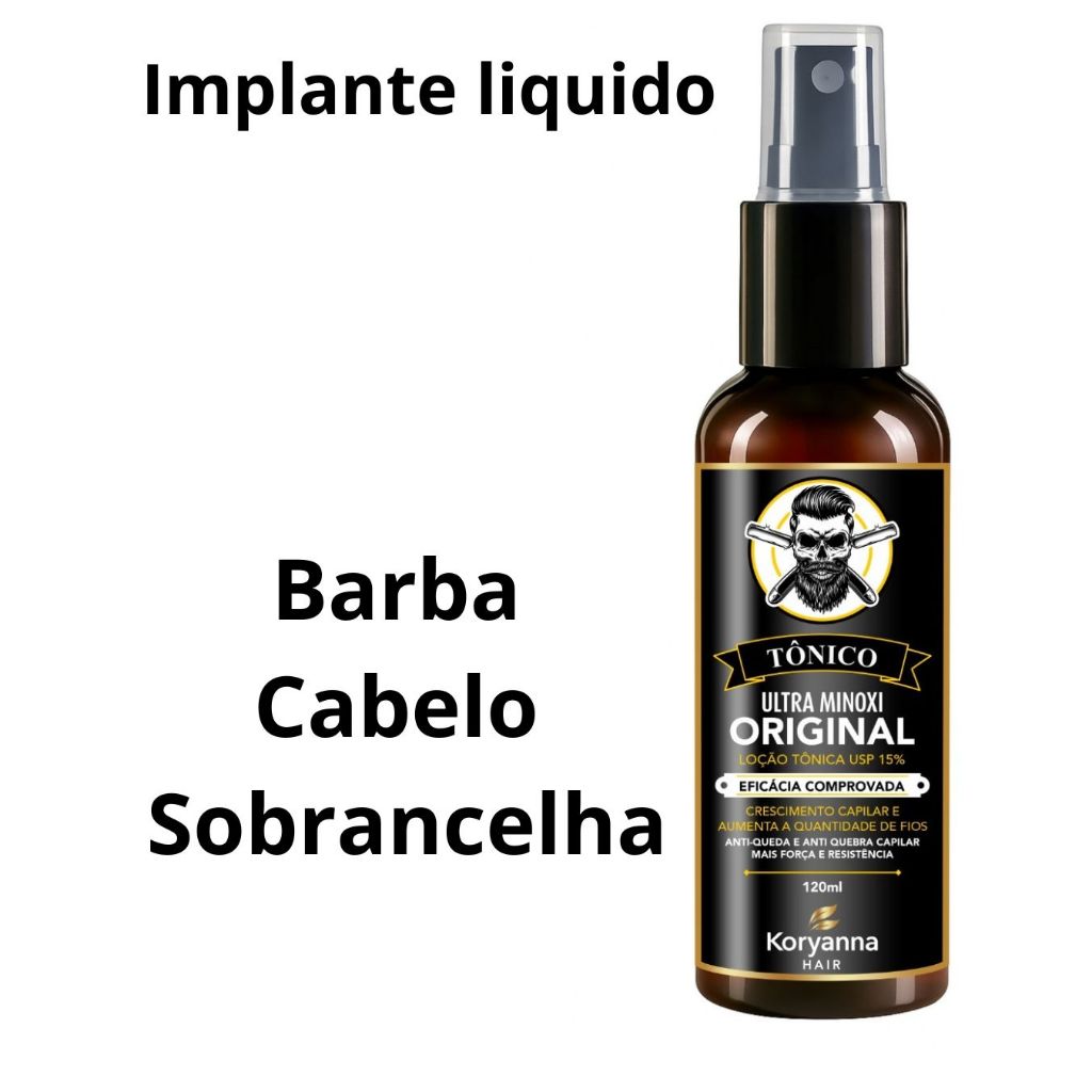 ULTRA TÔNICO  Cresce Cabelo, Barba, Sobrancelha e