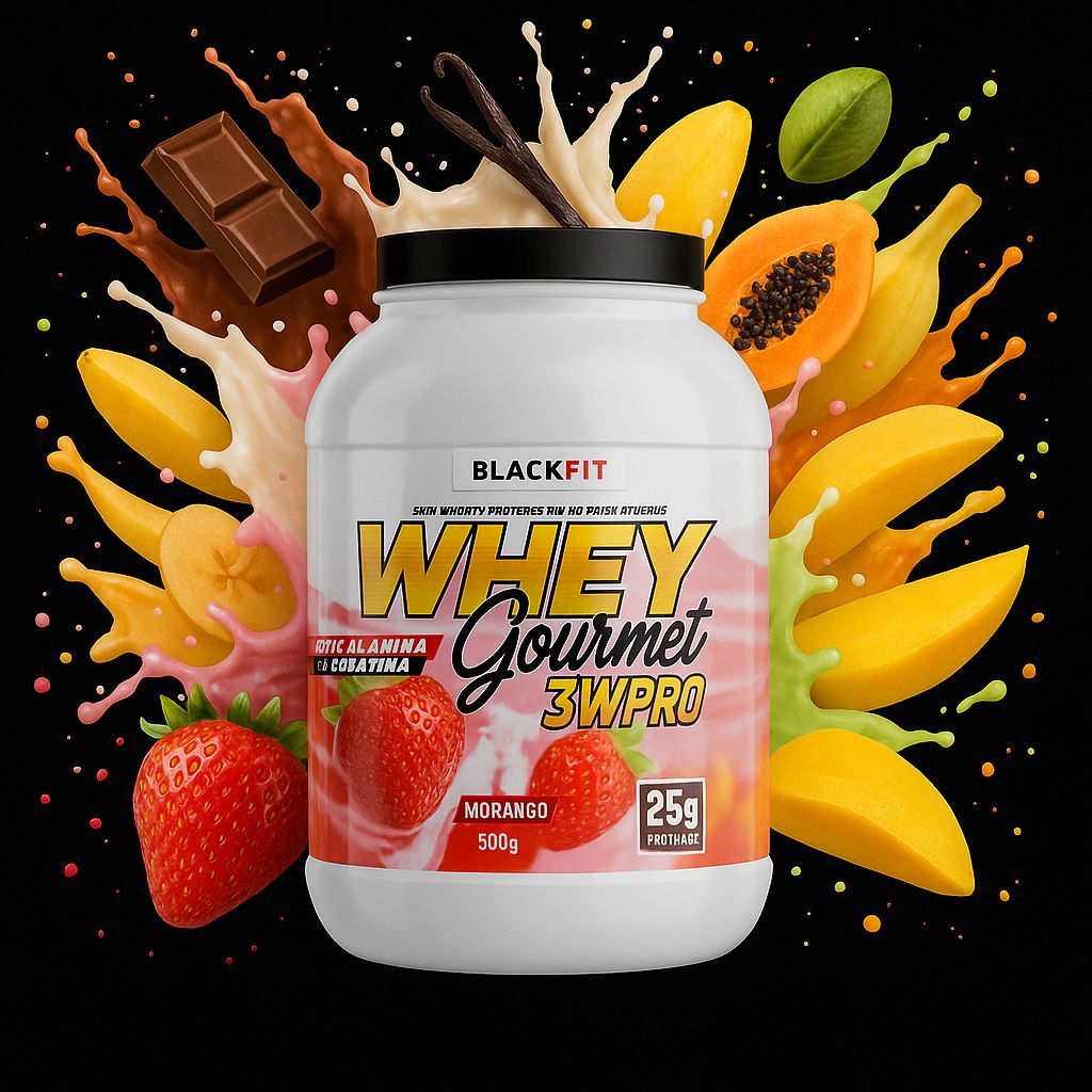 WHEY 900g O MAIS GOSTOSO DO BRASIL- DIVERSOS SABOR