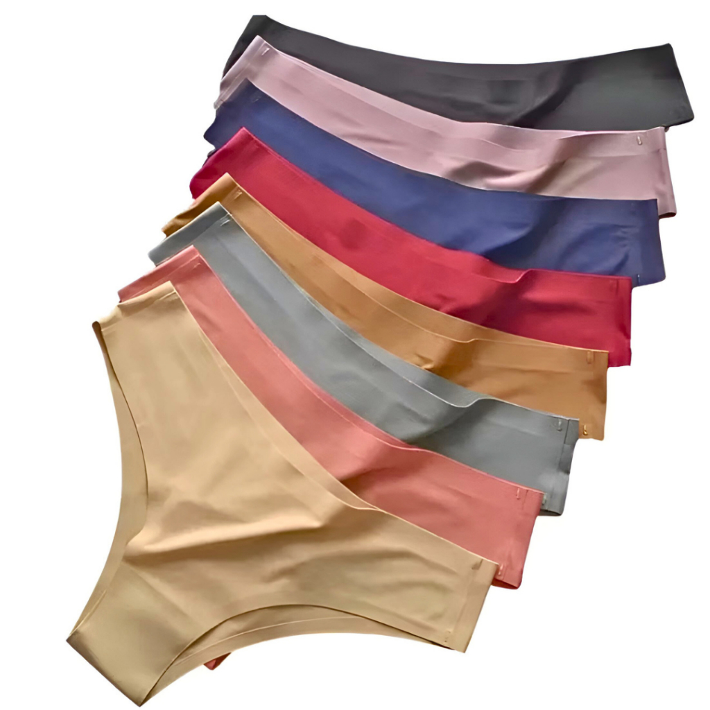 Kit 5 Calcinhas Sem Costura Tanga corte a Laser PR