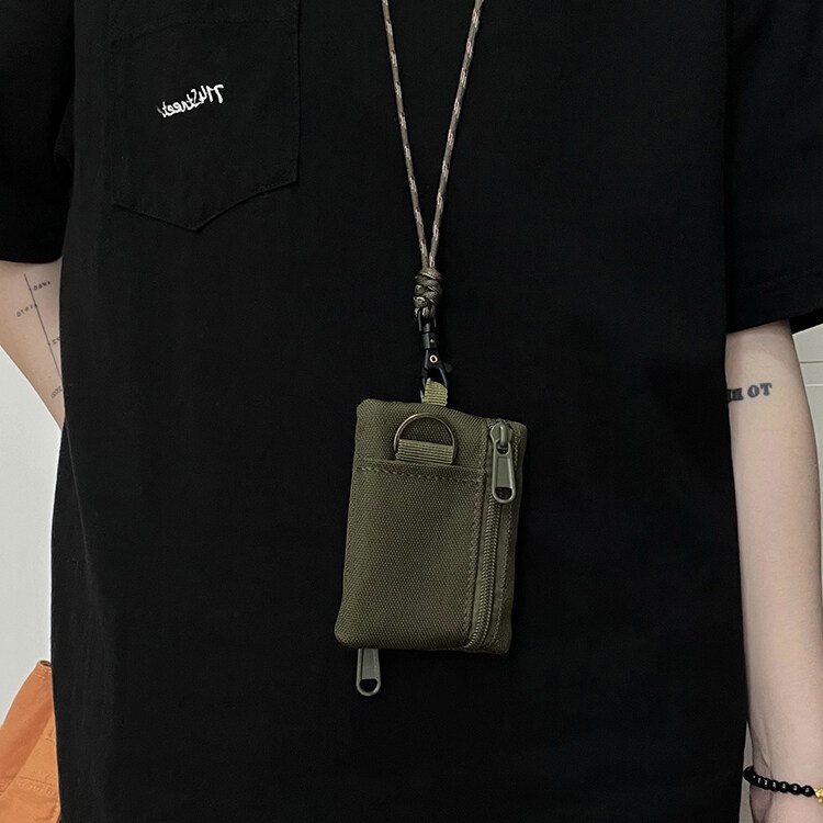 Bolsa De Pescoço De Lona Japonesa Original  Mini 