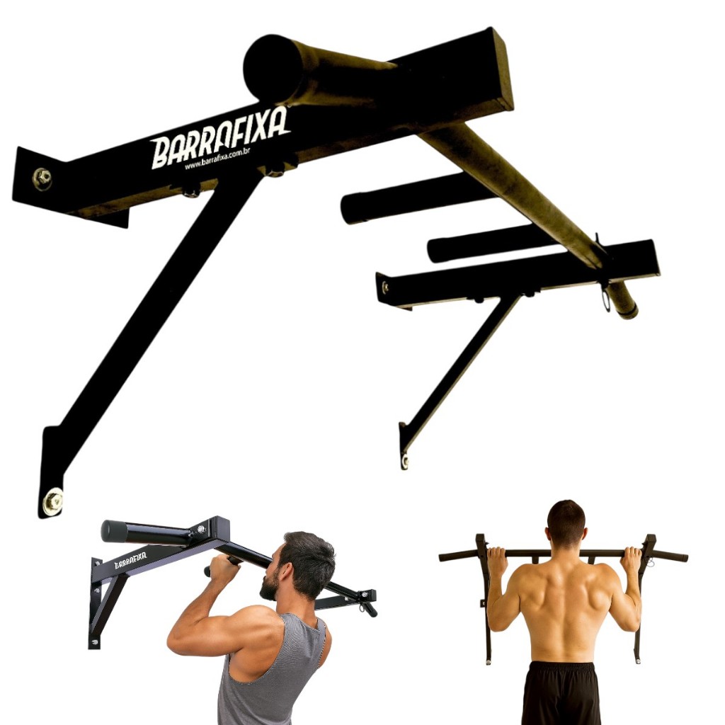 Barra Fixa De Parede Completa Pull-up Interna E Ex