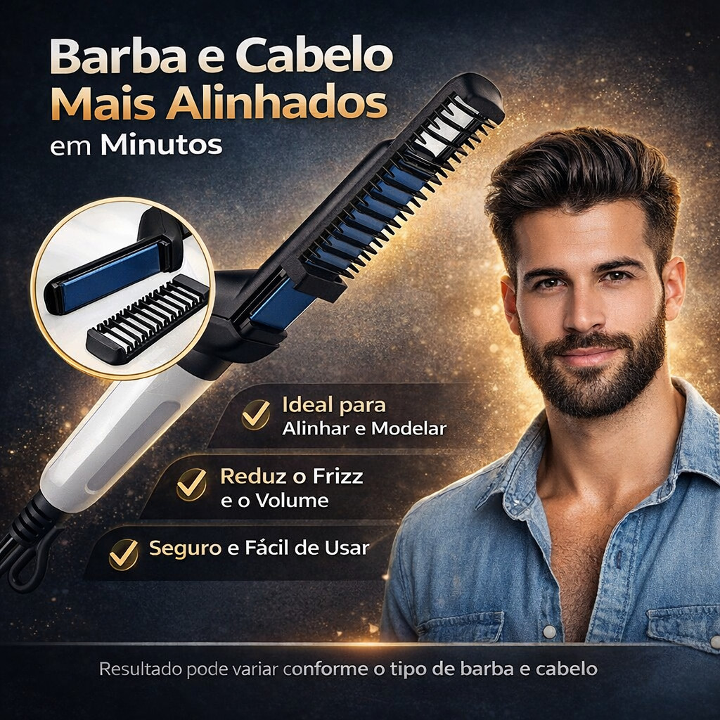 Modelador Térmico para Barba e Cabelo Masculino |
