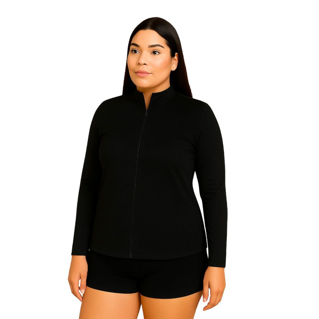 Jaqueta PLUS SIZE  Esportiva Lazer Caminhada Acade