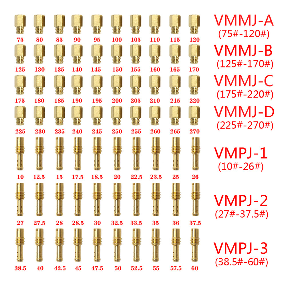 10pçs Gicleur Gicle Carburador Esguicho Para Miku