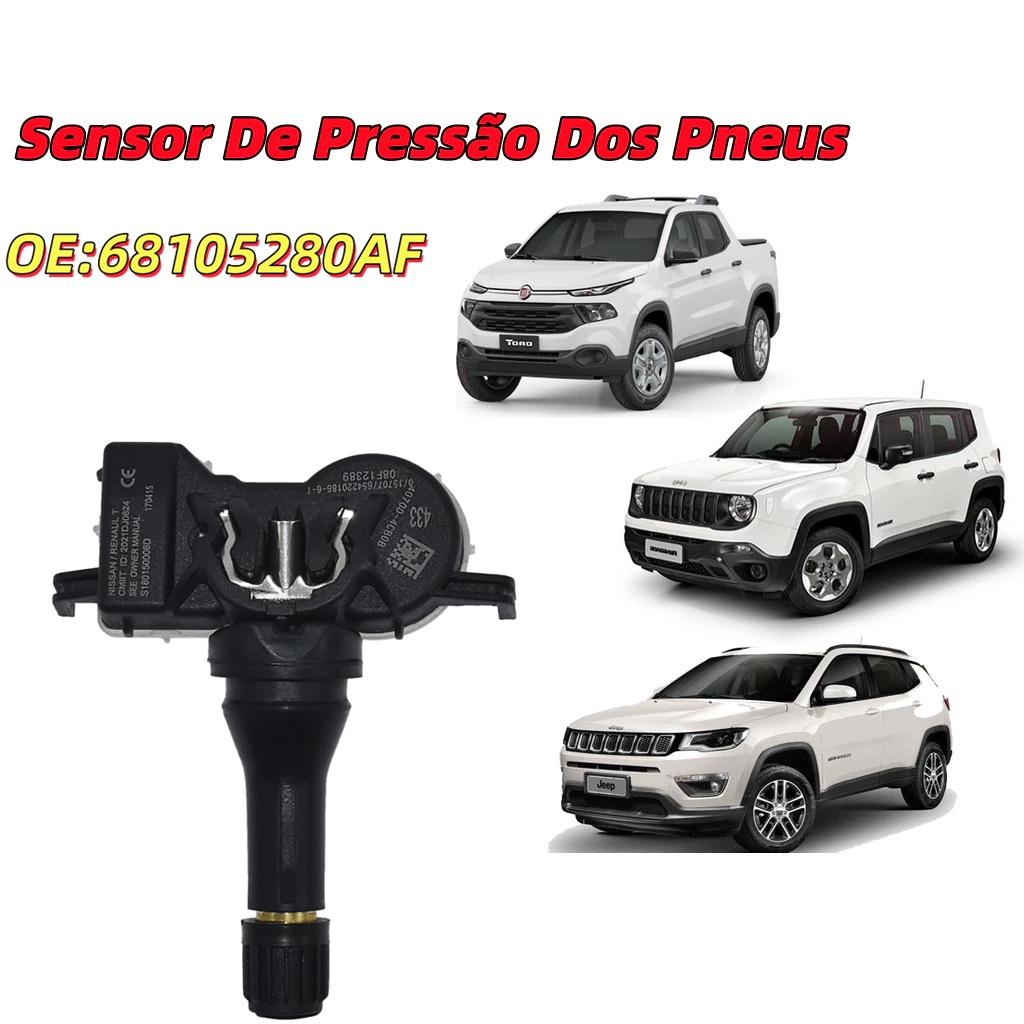 Sensor Pressão Pneu Tpms Fiat Toro Jeep Compass R