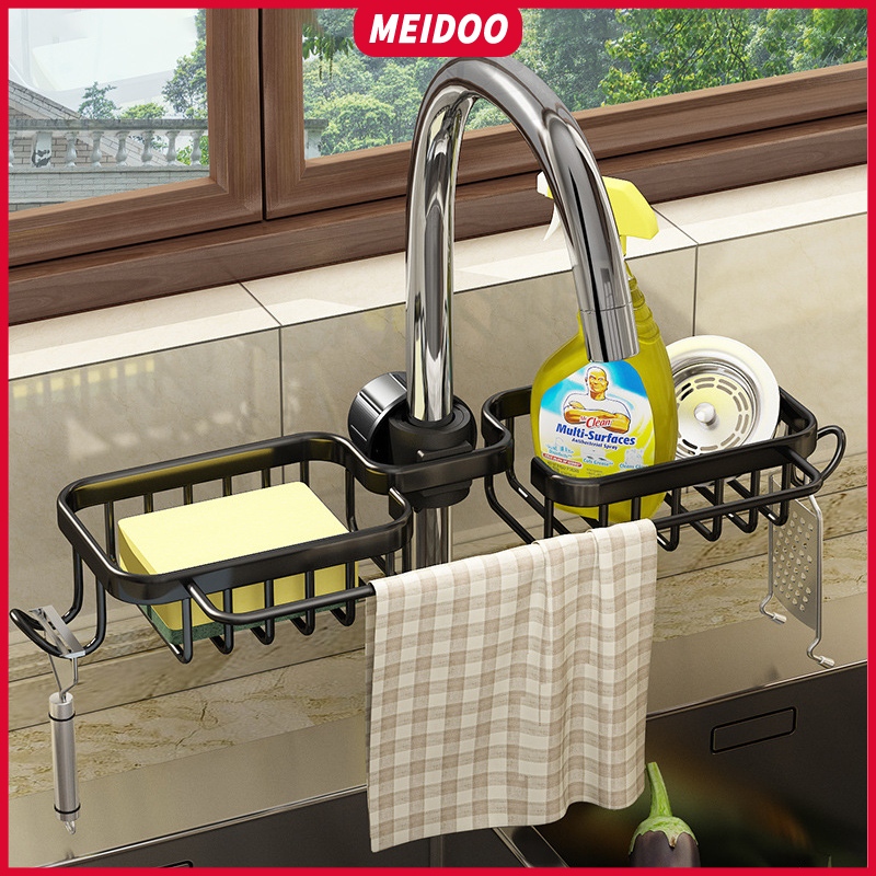 MEIDOO suporte para torneira de cozinha, porta-toa