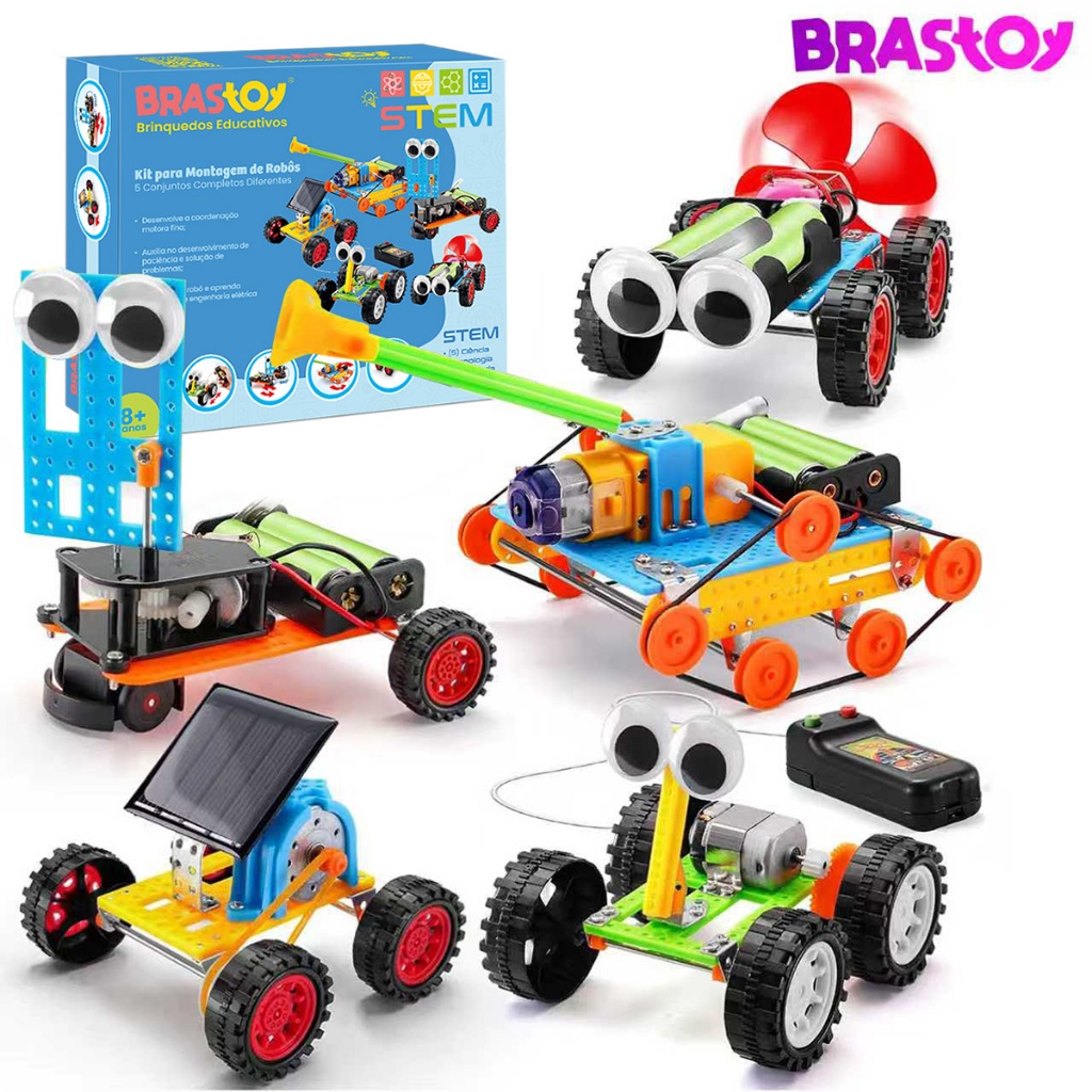 BRASTOY Kit de Construção de Robôs Científicos