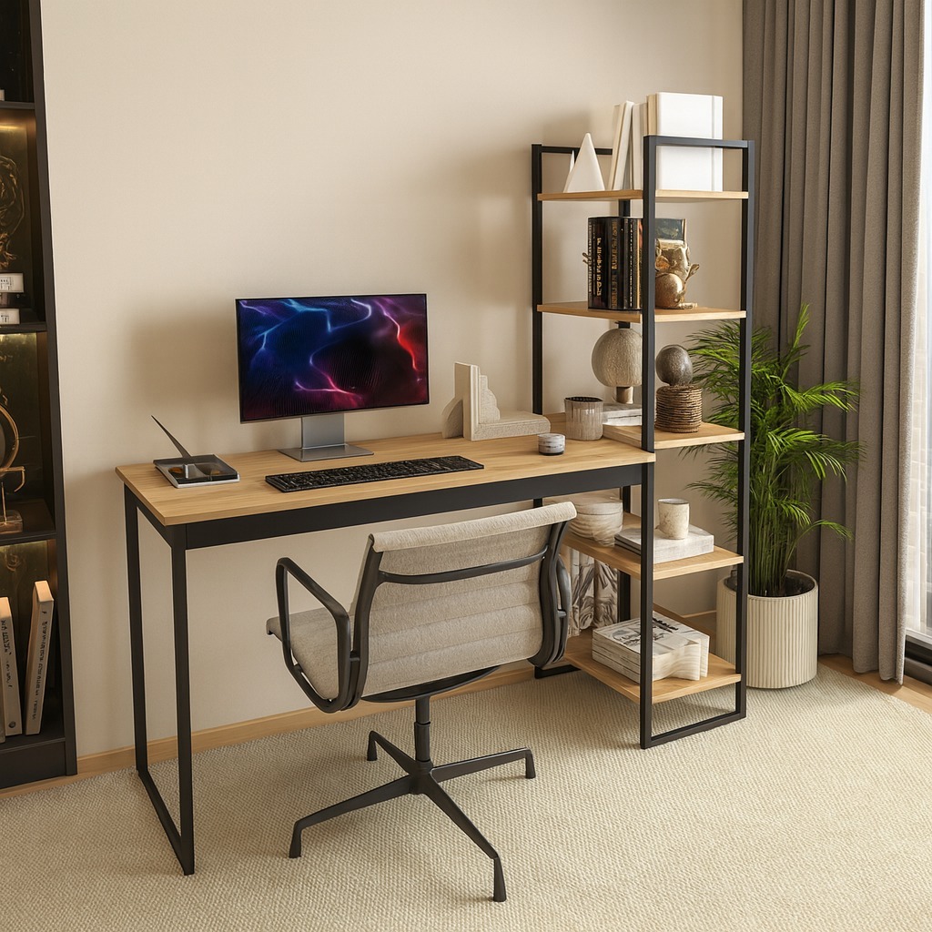 Escrivaninha Mesa Escritório Home Office Lâmina 