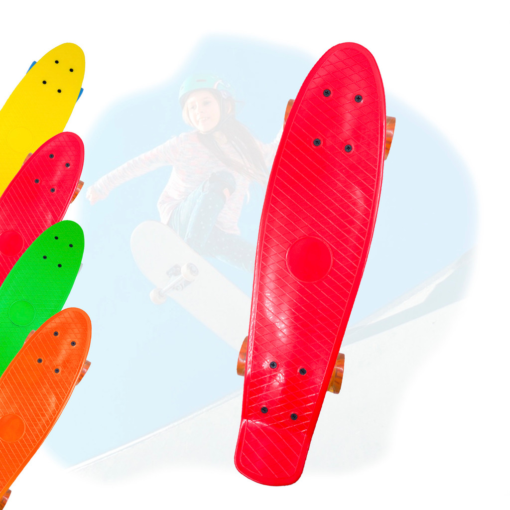 Skate Cruiser Mini Longboard Montado Completo Infa