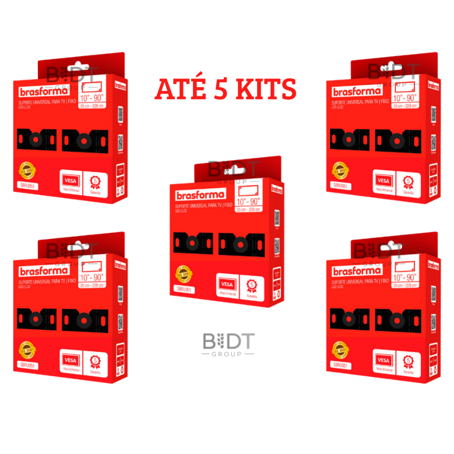 ATÉ 5 Suportes de Parede Tv Lcd Led 10 32 40 42 4