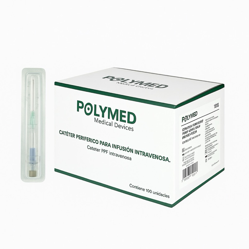 Cateter Polymed intravenoso 50 unds piercing Aboca