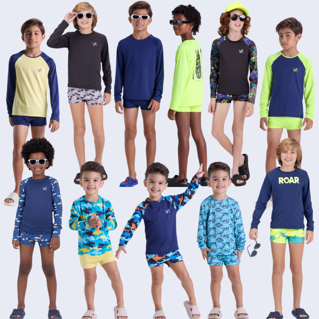 Conjunto Infantil Masculino Praia E Piscina com Pr