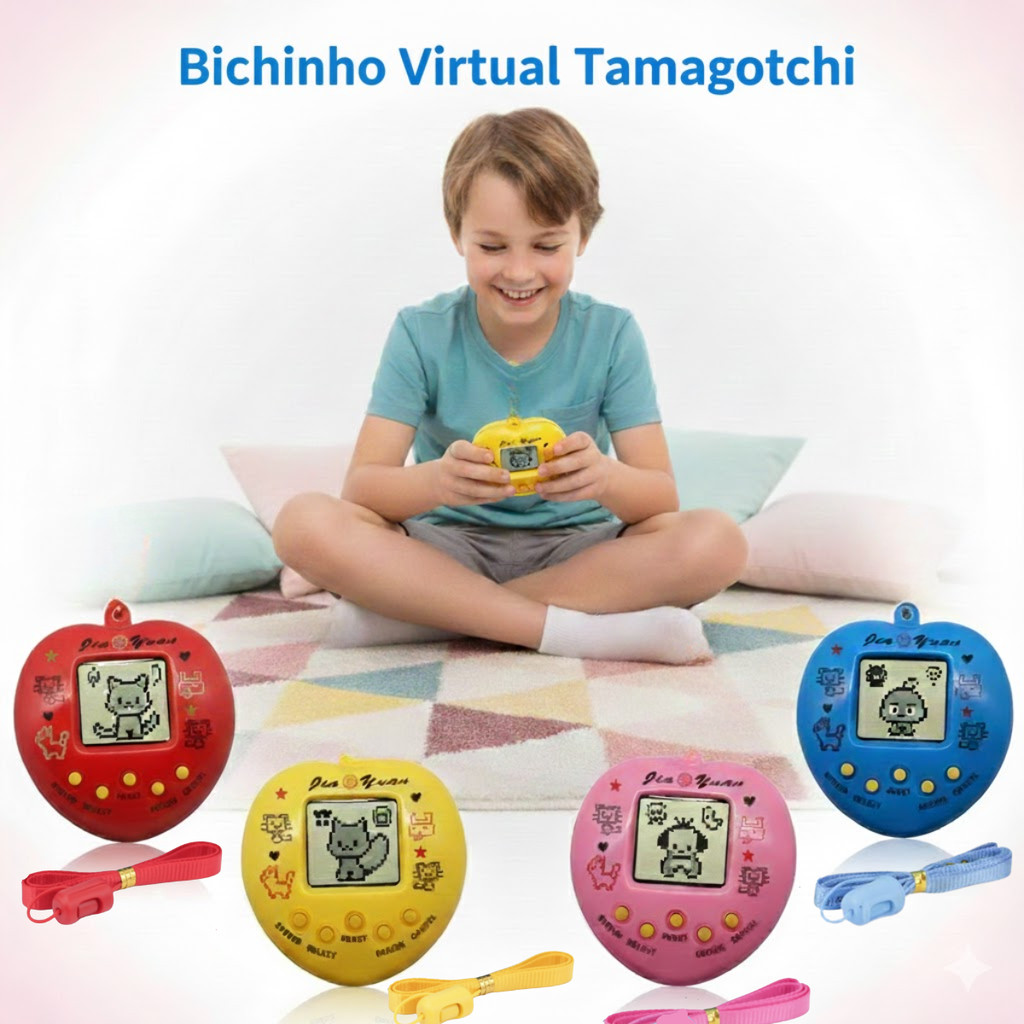 Bichinho Virtual Tamagotchi 168 Pets Em 1 | Mini C