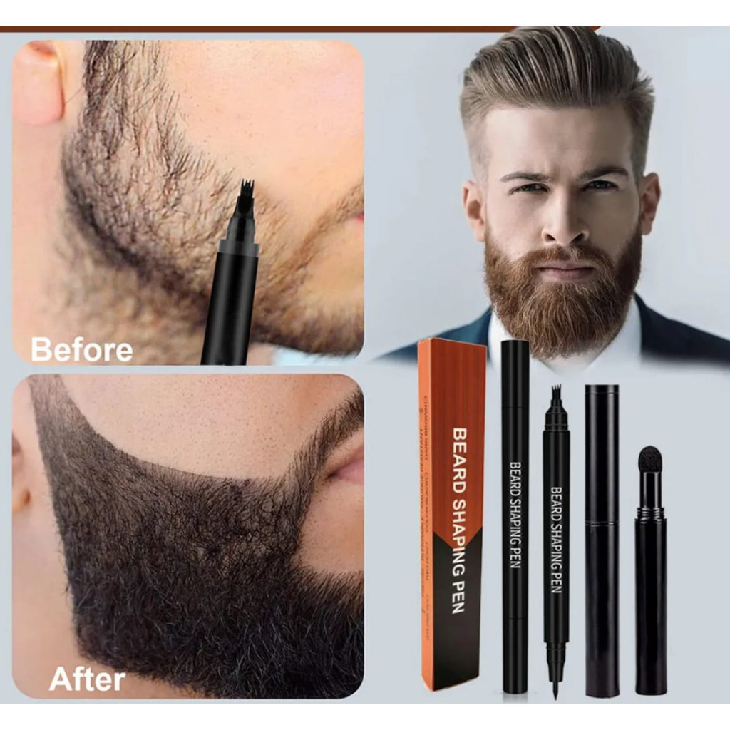 Preenchimento de Barba Masculina – Kit de Pr