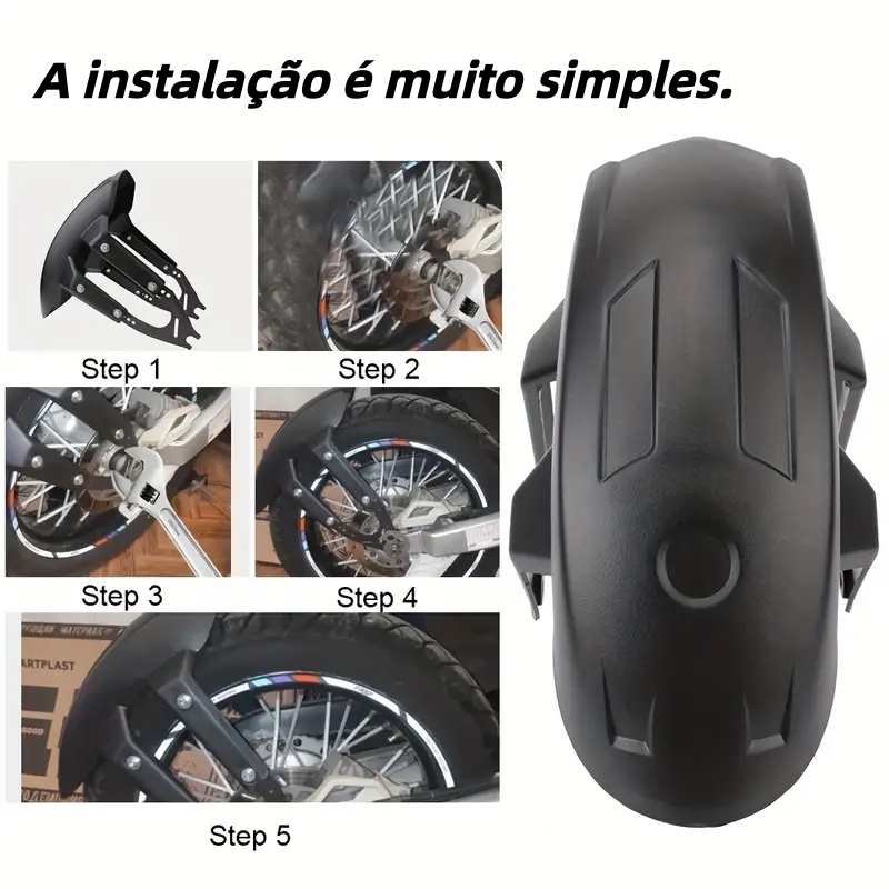 Paralama De Motocicleta Universal Vários Acessór