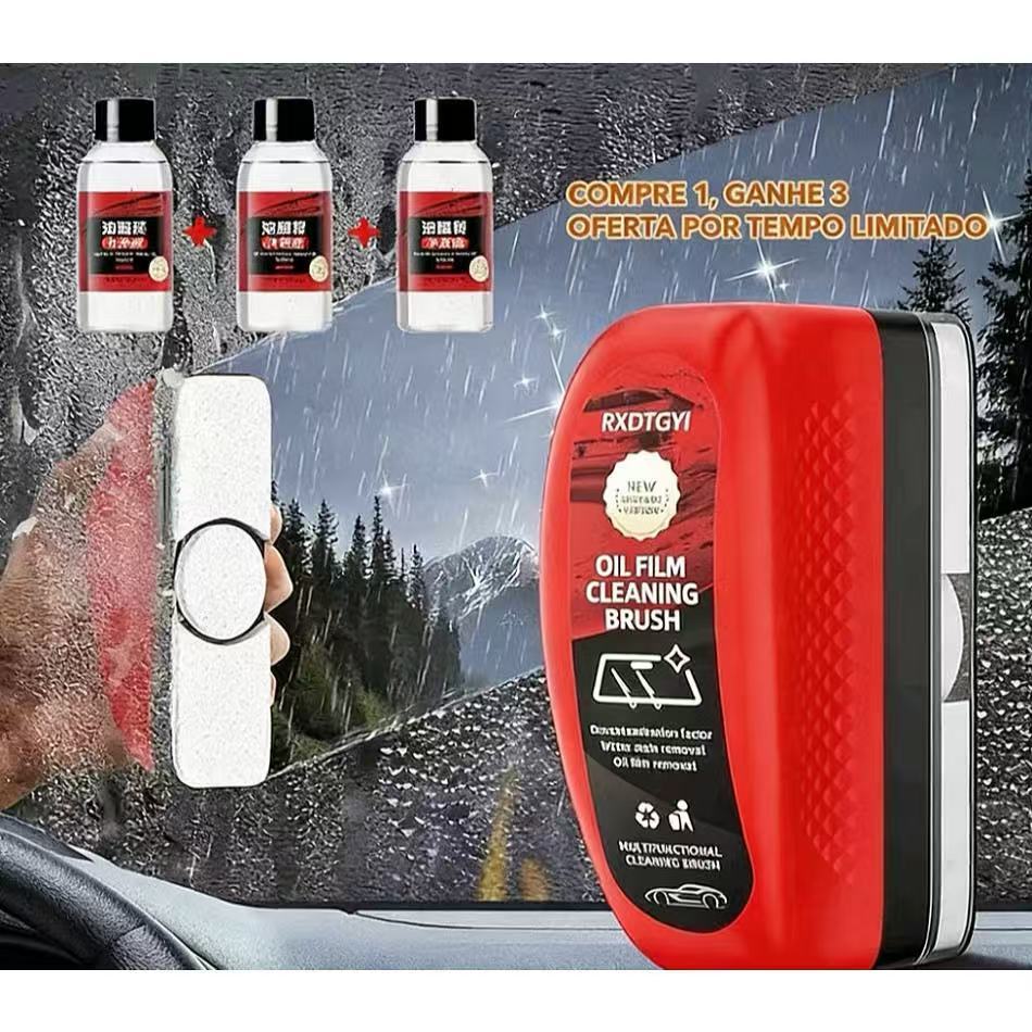 120ml+50ml Escova de limpeza de filme de óleo de 