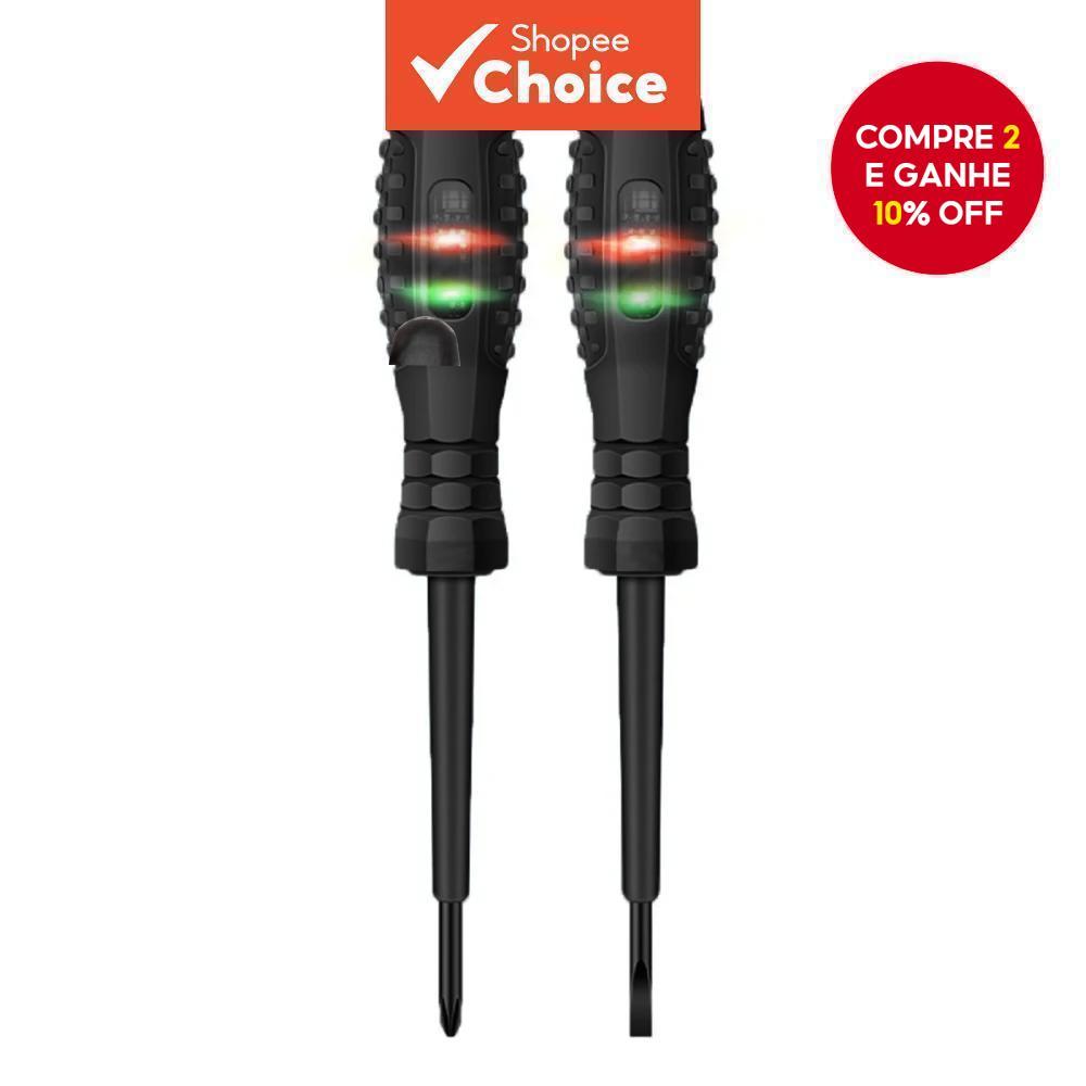 Caneta De Teste De Tensão Digital De Duas Peças-