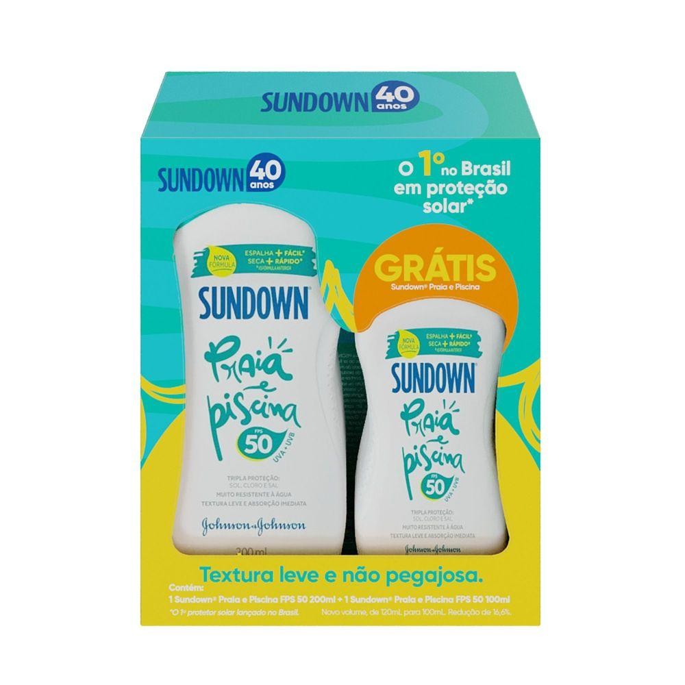 Kit Protetor Solar Sundown FPS 50 200ml + Protetor