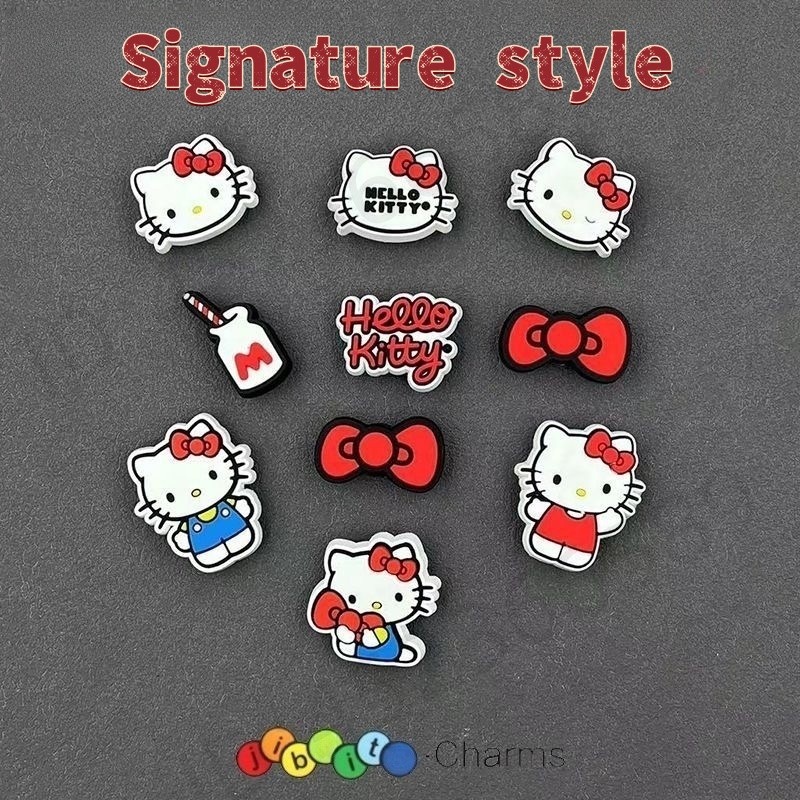 Acessórios de sapato buraco sapato fivela kt gato