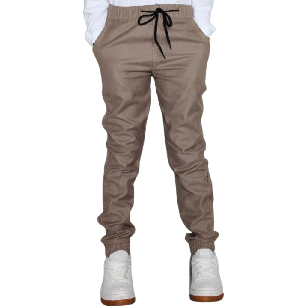 Calça Infantil Menino e Menina Sarja 4 Bolsos Con