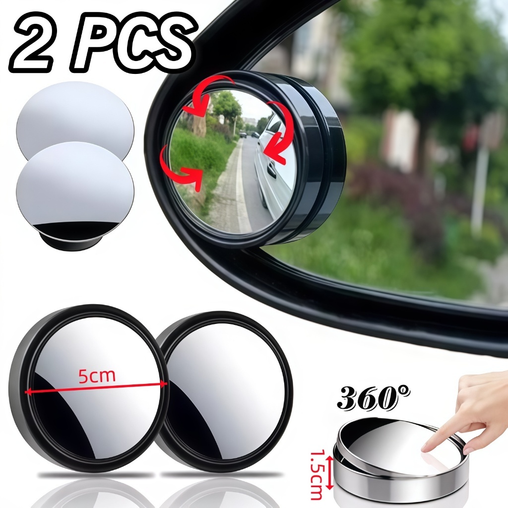 Kit 2/4 Espelhos Retrovisores Ponto Cego-Ajustáve