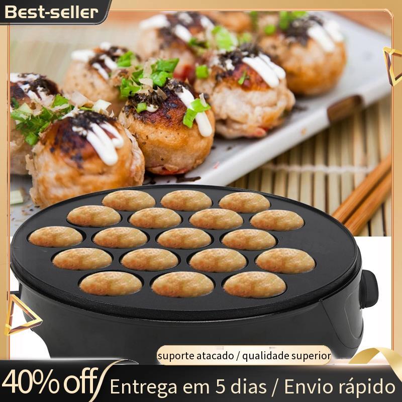 Máquina Takoyaki Doméstica Polvo Bola Mini Assad