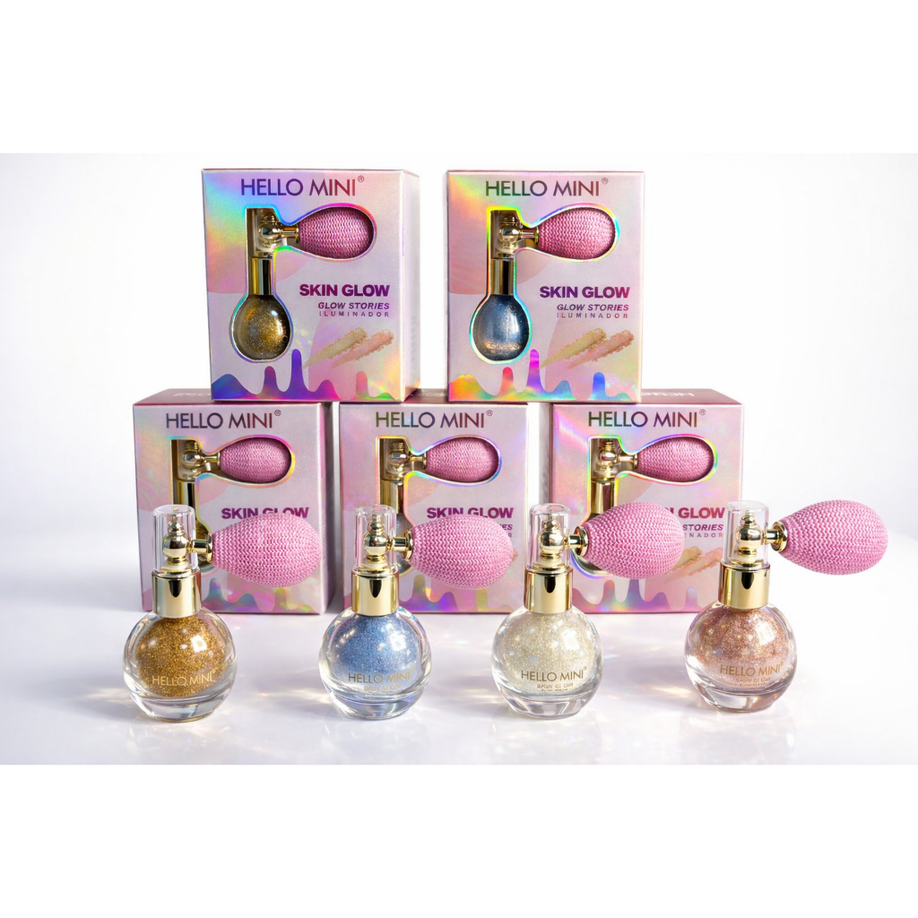 Iluminador Spray Hello Mini 80ml com Brilho Intens