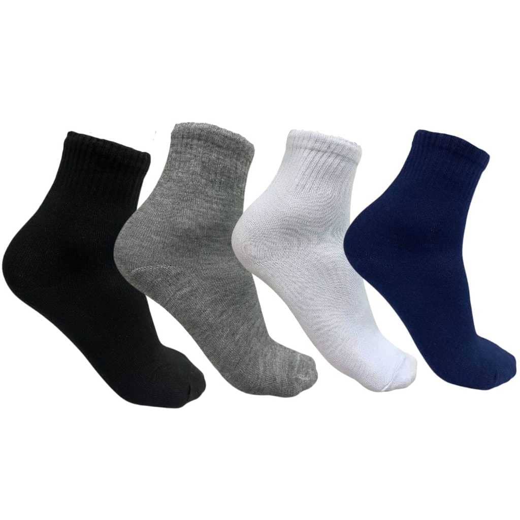 Kit de Meia Cano Médio Unissex – Cores Sort