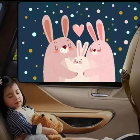 Cortina Protetor Solar Blackout Janela Carro Bebê