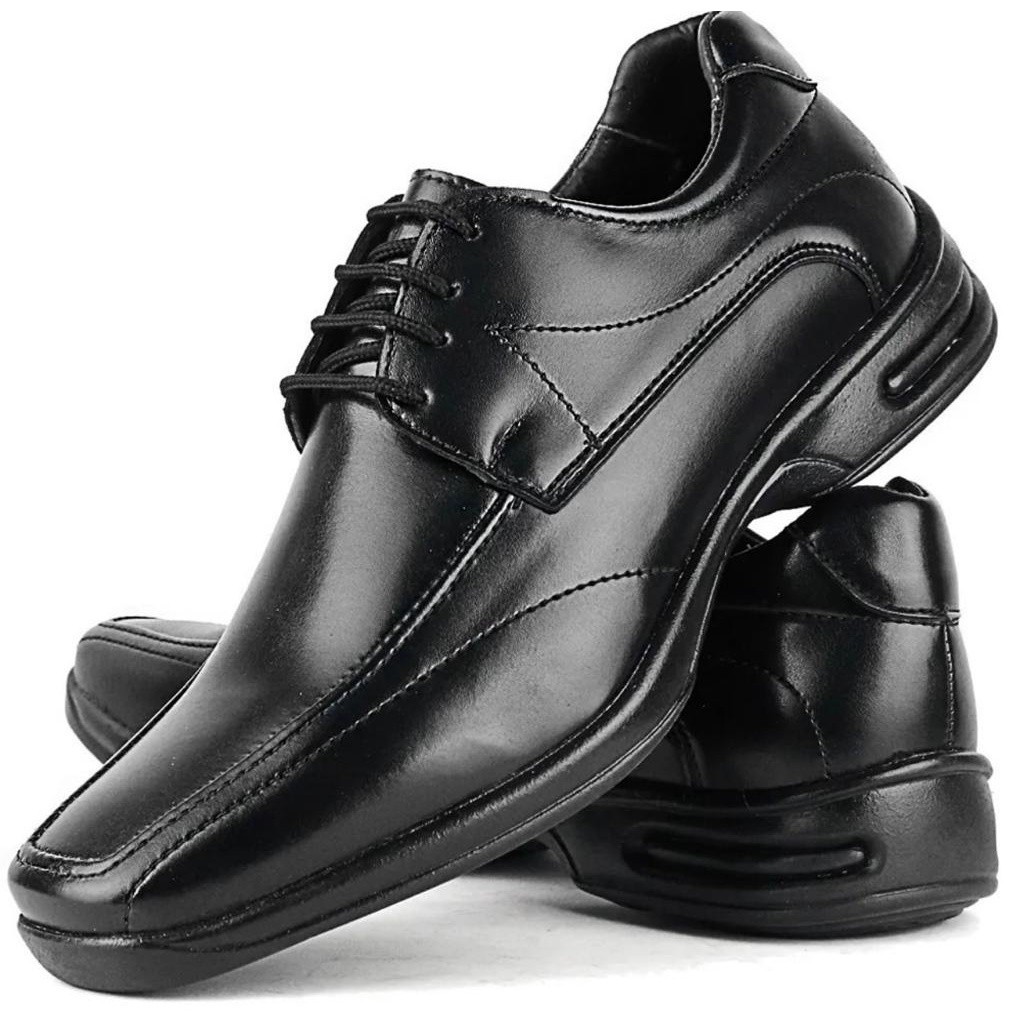 Sapato Social Masculino Confort Couro Premium Palm