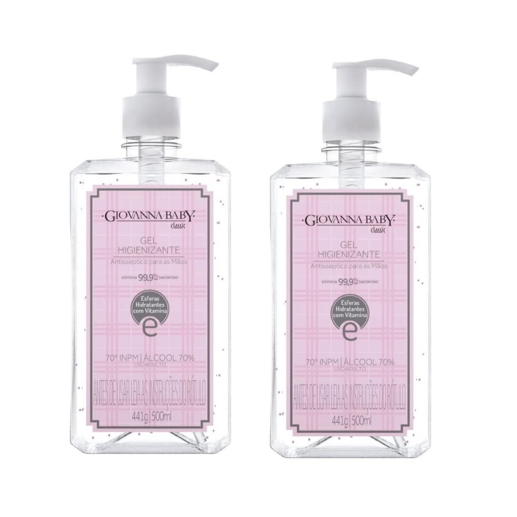 Giovanna Baby Kit 2 Gel Higienizante Classic Álco