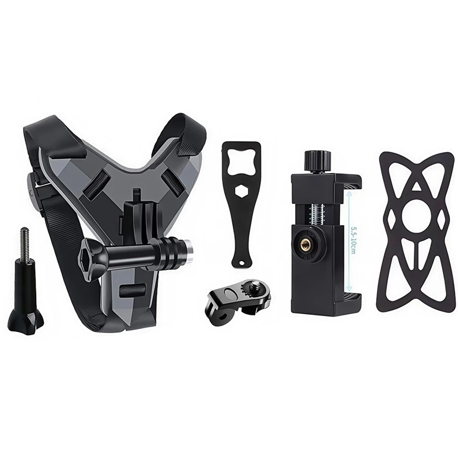 Suporte De Capacete Para Câmera De Ação E Celul