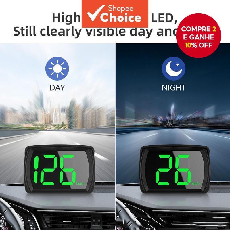 Display de Cabeça Alta Montado no Carro Beidou GP