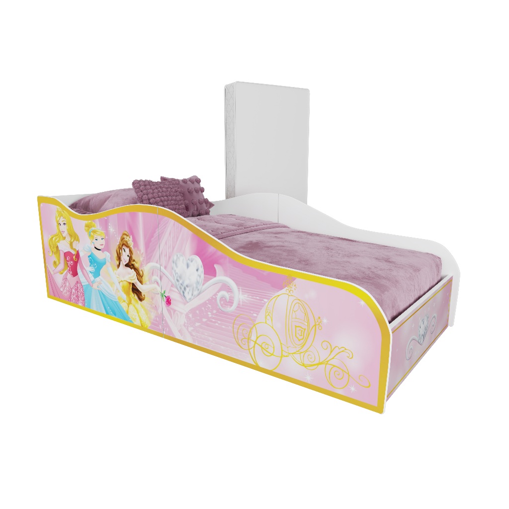Cama Carro Princesas Meninas Montessoriana Com Col