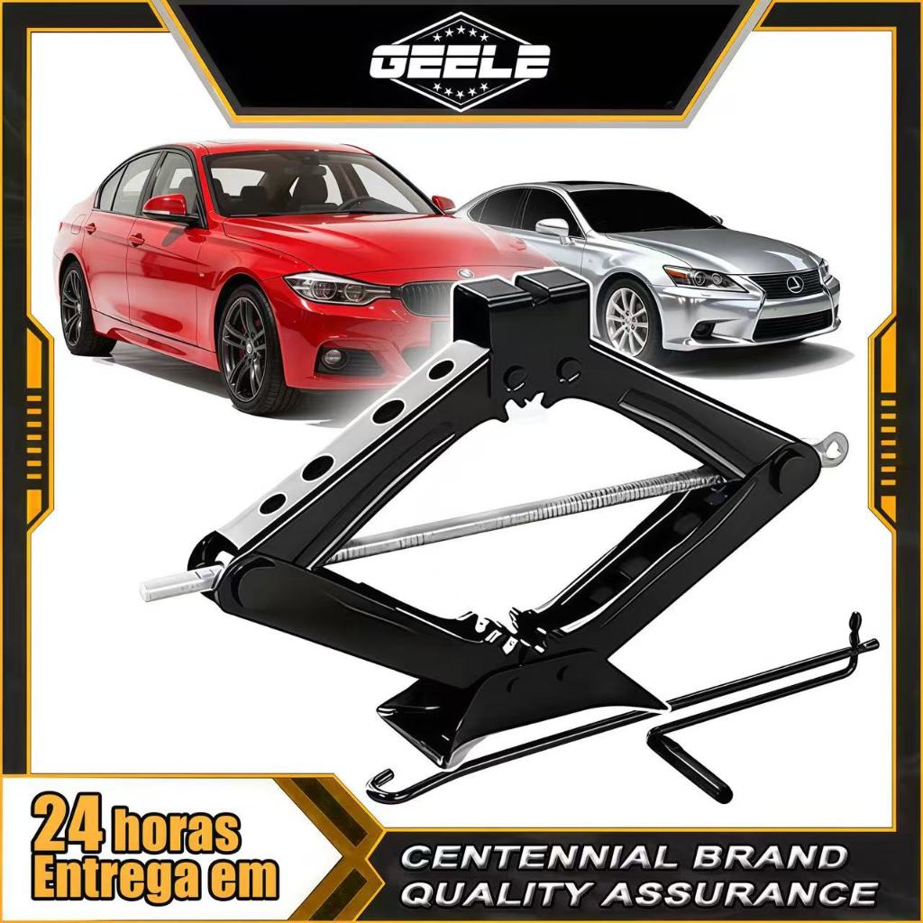 Macaco Hidráulico Sanfona 1.5/3 Toneladas Jacaré