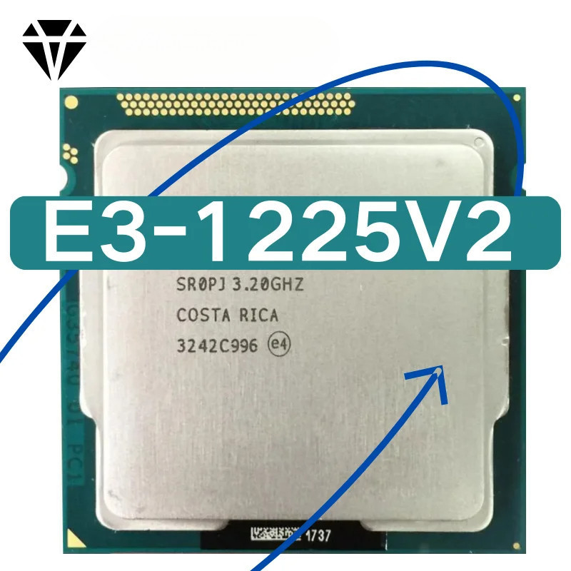 Xeon E3 1225 v2 E3-1225v2 3.2 GHz Rosca Quad-Core 