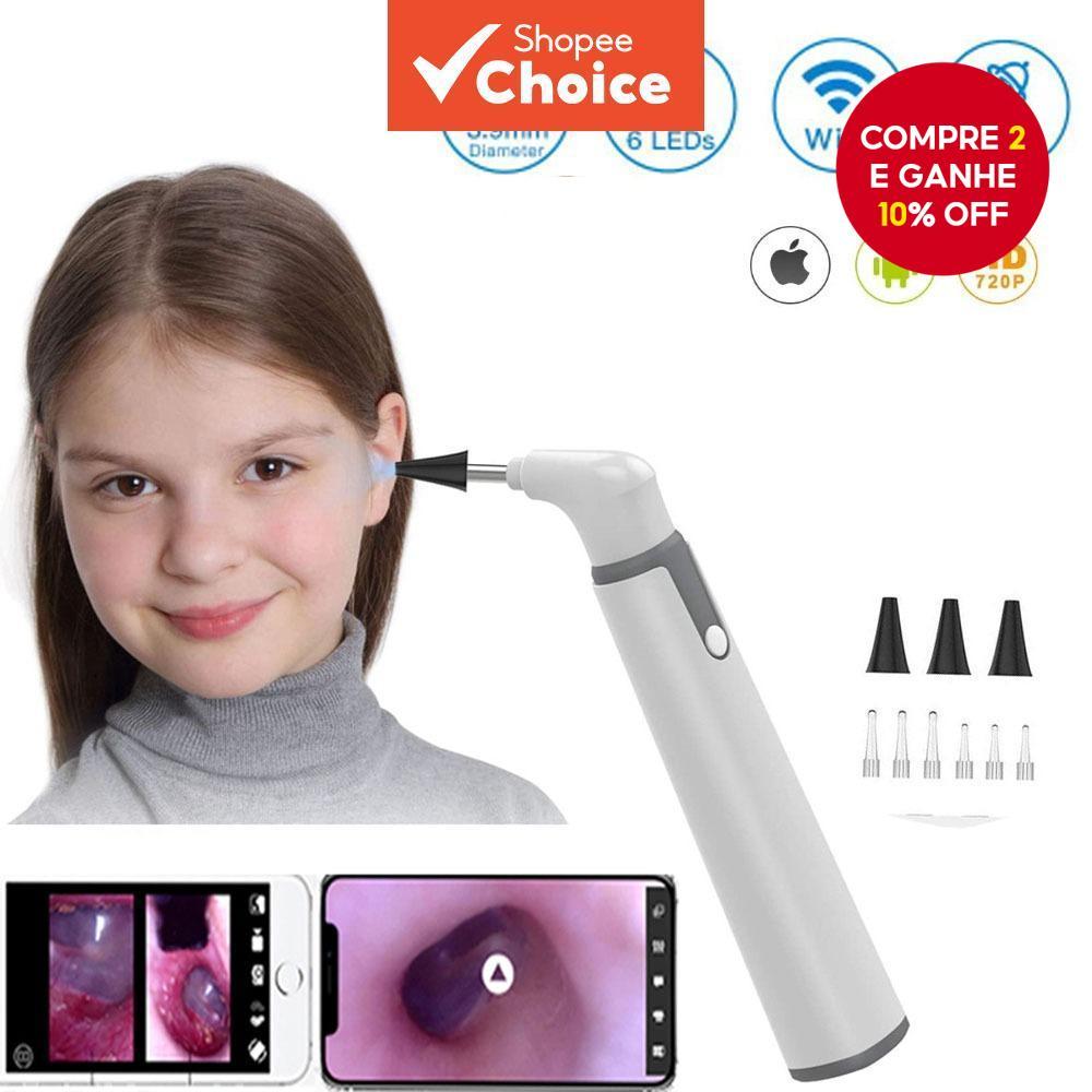 Câmera de endoscópio digital para otoscópio, te