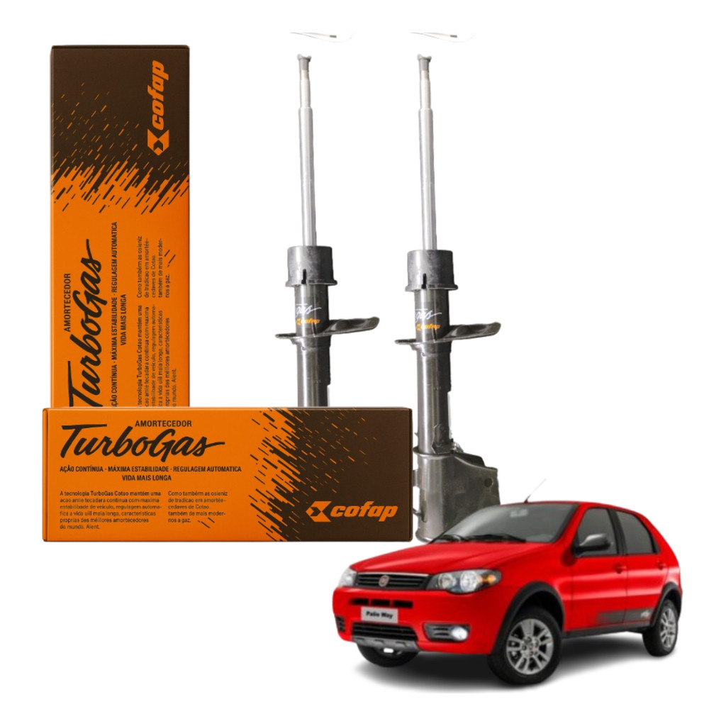 Par Amortecedor Dianteiro Strada Palio 2001 A 2015