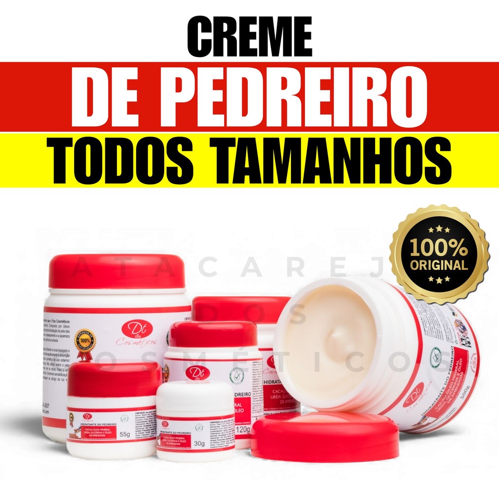 Creme do Pedreiro para Pés Rachados, Mãos e Coto