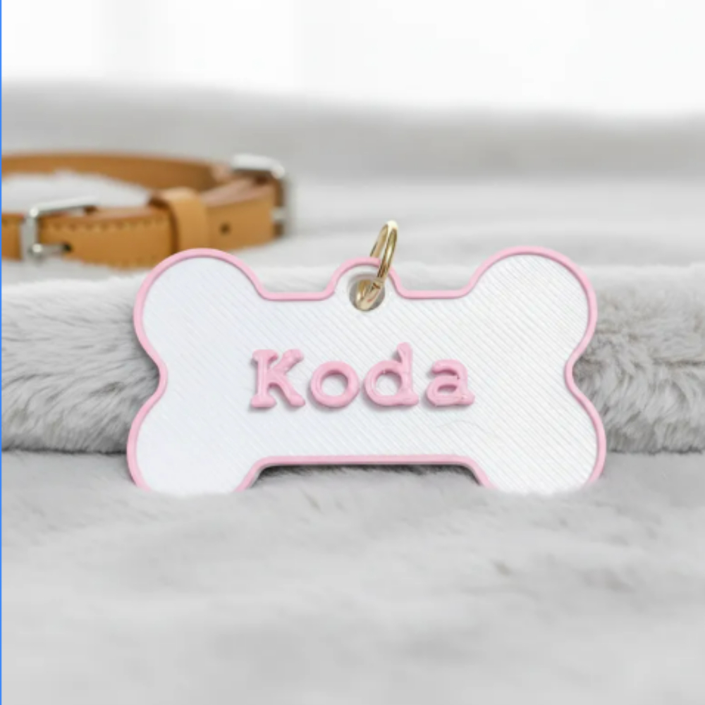 Plaquinha Pet Personalizada com Nome e Telefone | 
