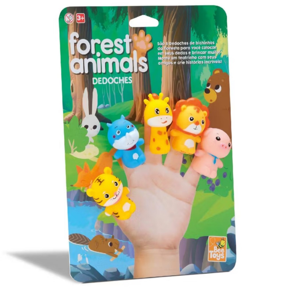 Fantoche De Dedo Dedoche Bichinhos De Brinquedo Mo