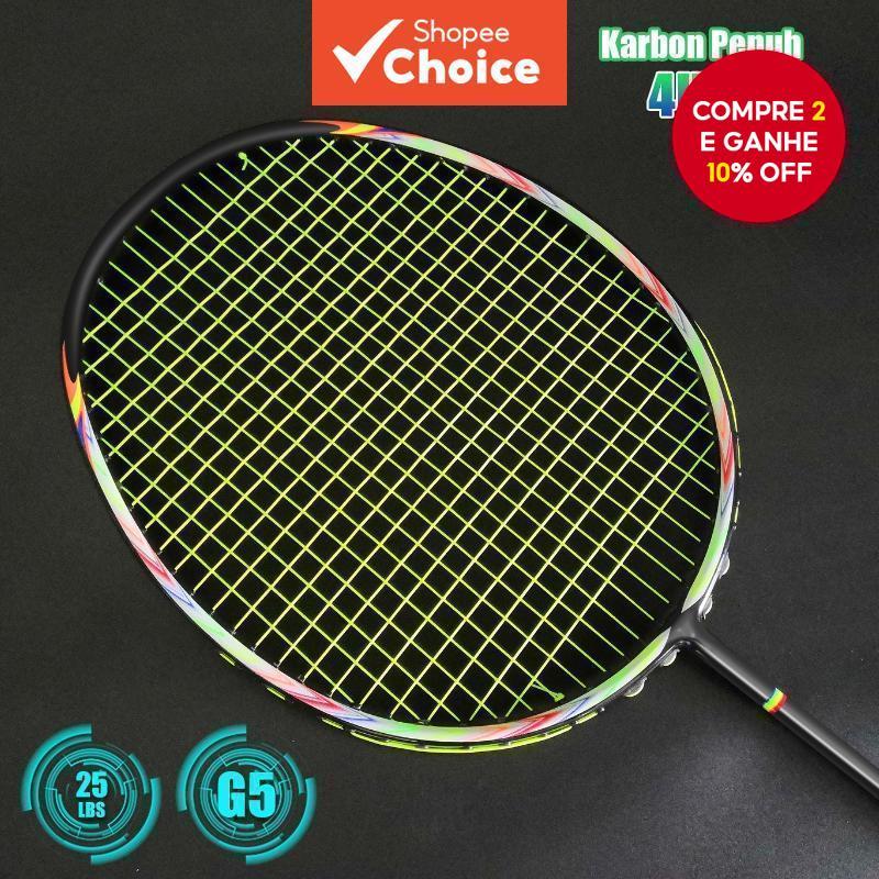 Raquete De Badminton Totalmente Em Carbono Origina