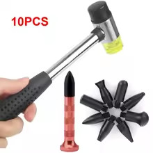 Martelinho De Ouro Kit 9 Pinos Rebatedor Ponteira