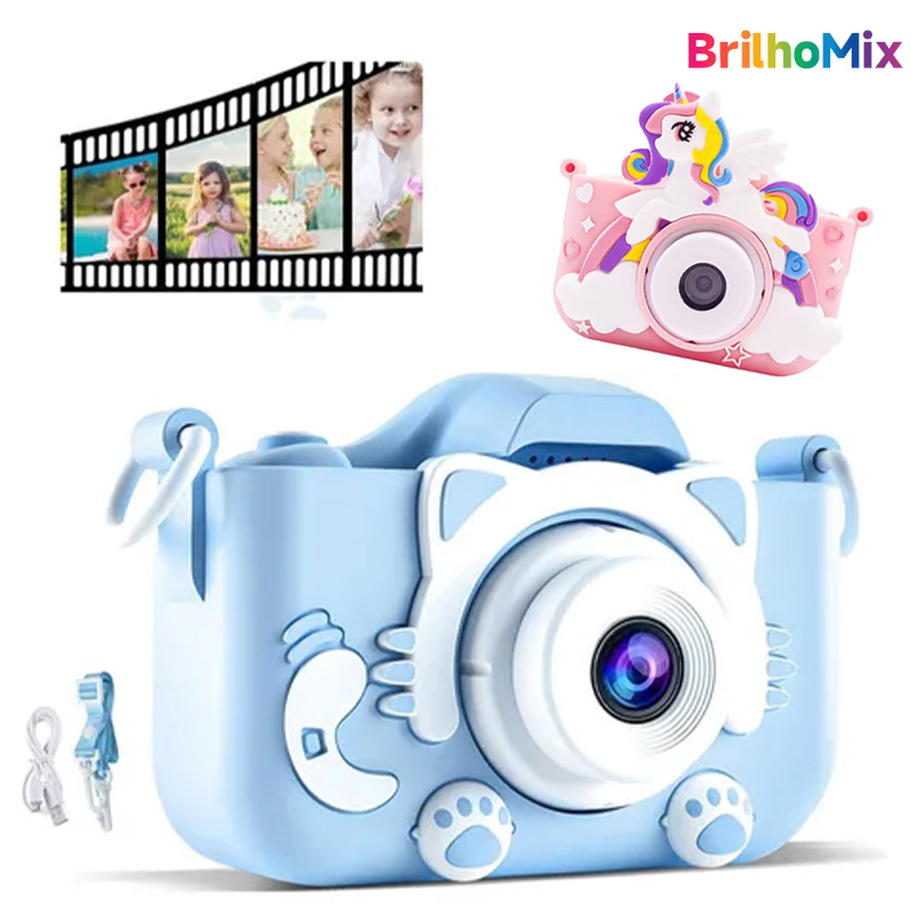Câmera Digital infantil, câmera fotográfica inf