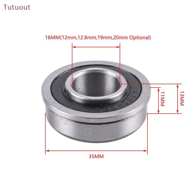 TUTU F6202-2RS Flange ABEC-1 Rolamento De Roda Com