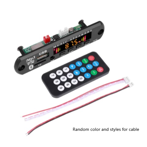 Módulo de Áudio para Carro com Bluetooth 5.0, MP