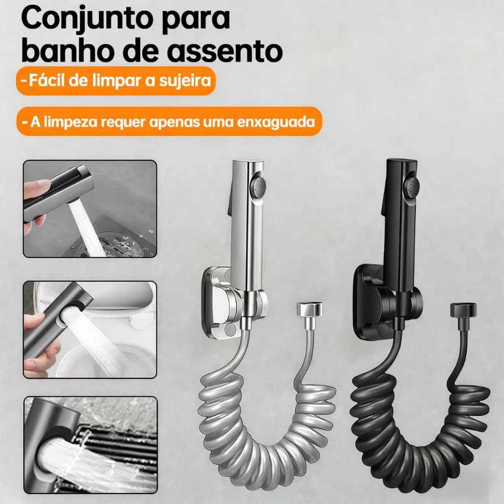 Ducha Higiênica Para Banheiro Com Mangueira flex�