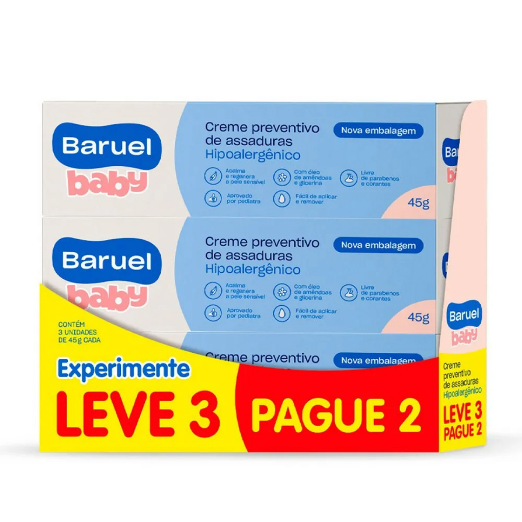 Creme Preventivo de Assaduras Baruel Baby 45 Promo