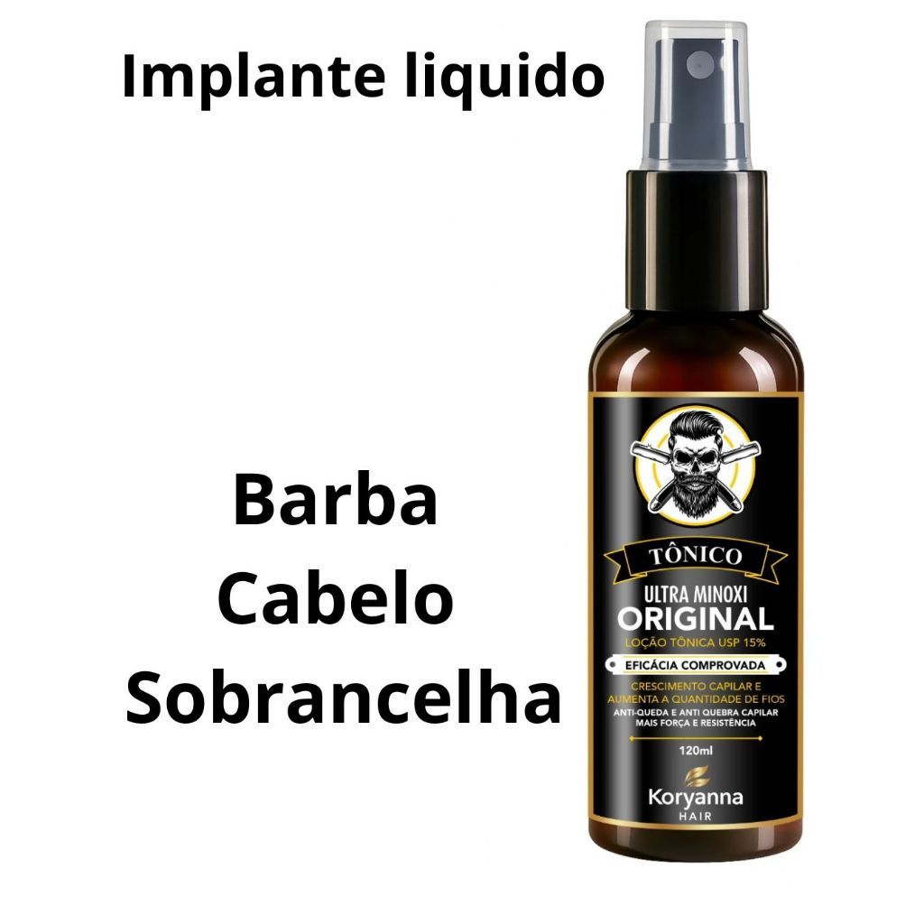 ULTRA TÔNICO  Cresce Cabelo, Barba, Sobrancelha e